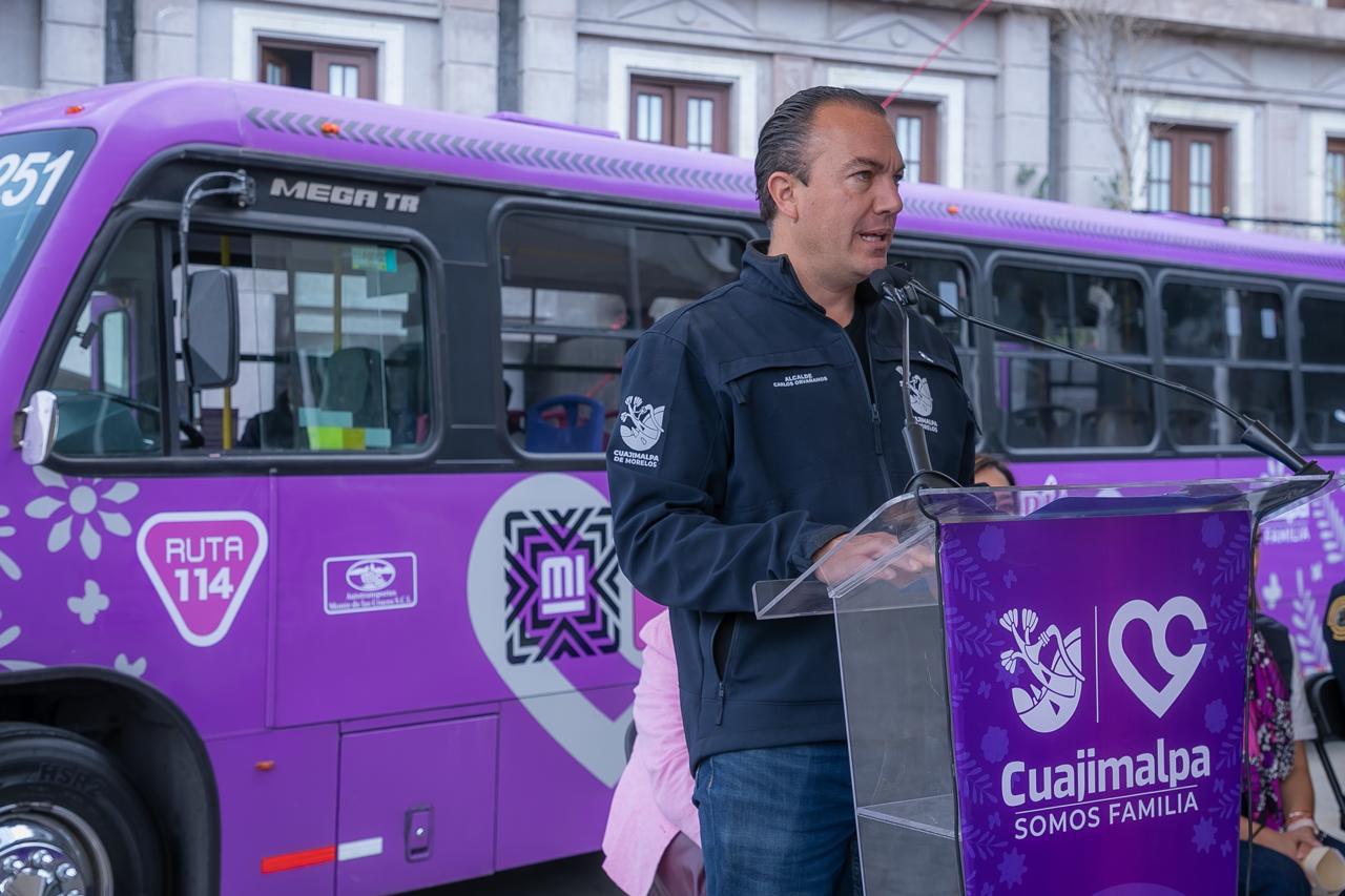 MARÍA: transporte exclusivo para mujeres